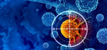 Photo illustration of targeted cancer treatment.