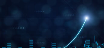 tech chart up and to right