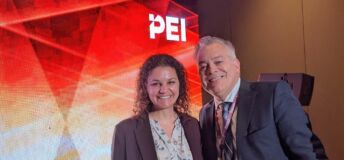 Jasmine Robinson of Monarch Collective and Lawrence Aragon of Venture Capital Journal at NEXUS 2024 in Orlando