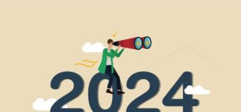 Photo illustrating trying to see into 2024.