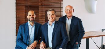 Photo of NEA leaders (L-R) Mohamad Makhzoumi, Scott Sandell and Tony Florence.